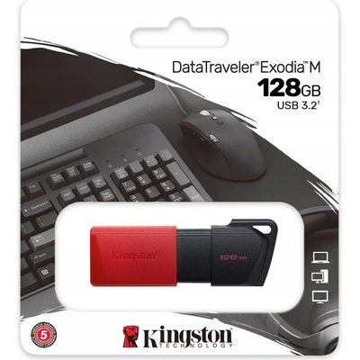 Kingston DataTraveler Exodia M 128GB DTXM/128GB – Zboží Mobilmania