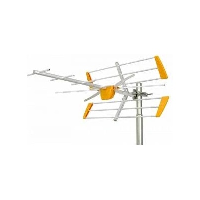 Televes насочена антена, Yagi Edge Mix, VHF/UHF, алуминий/ABS, оранжево/сребристо