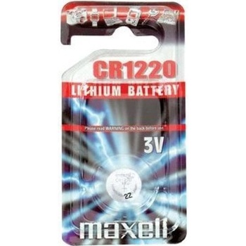 Image 1 of Maxell Бутонна батерия литиева maxell cr1220 (ml-bl-cr1220)