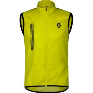 Scott Мъжки елек за колоездене Scott RC Team WB Vest Cycling vest - Sulphur Yellow / Black (054-0221-0212)