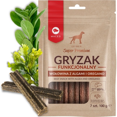 MACED Žvýkačky s řasami a oreganem 100 g