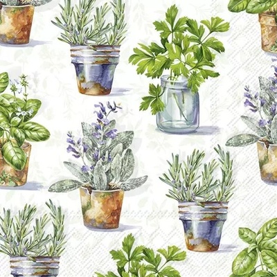 IHR Ideal Home Ubrousek 33x33cm Aromatické bylinky – Zboží Dáma