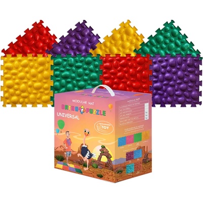 Ortho Puzzle Модулен килим за игра Ortho Puzzle - Микс, морски камъчета (OP05)