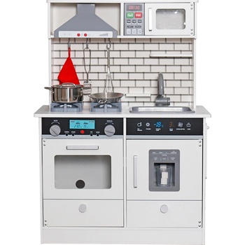 Ginger Home Детска дървена кухня Ginger Home - Със звук, Светлина и аксесоари (W10C493J)