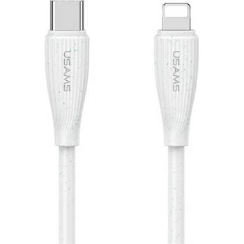 USAMS IPAD / IPAD 2 / IPAD 3rd Gen USAMS GREEN SERIES кабел за данни Type-C - Lightning, 100cm, FEHÉR SJ717USB02 (SJ717USB02)