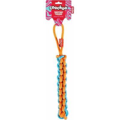 Coockoo hračka Pešek pletená modrý oranžový 45 cm
