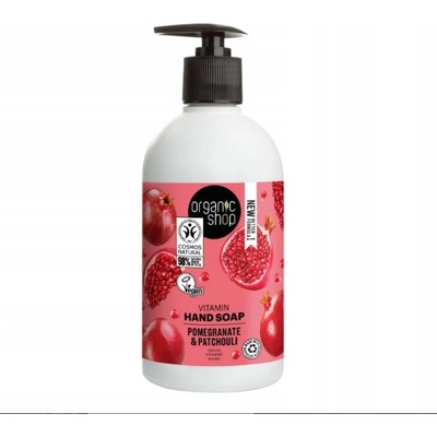 Organic shop Organické vitamínové tekuté mydlo na ruky Granátový náramok 500 ml