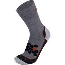 Brbl ORSA2 Trekking socks mid grey/black/red