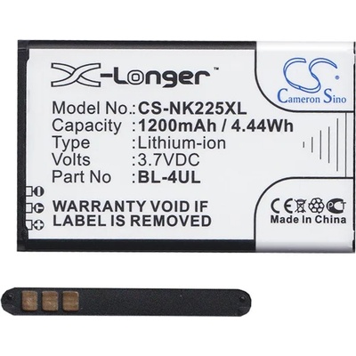 Cameron Sino Nokia 220 4G / 6310 (2021) / 3310 (2017) CAMERON SINO Li-Ion батерия 3.7V/1200mAh, съвместима с BL-4WL, ЧЕРНА CS-NK225XL (CS-NK225XL)