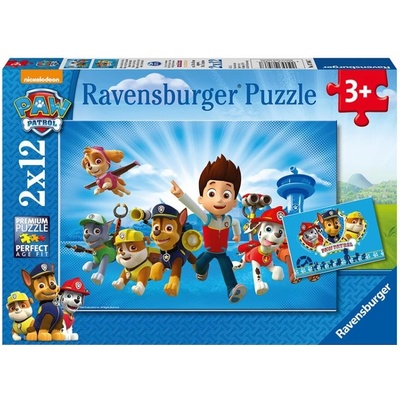 Ravensburger Ryder a tlapková patrola 2 x 12 dílků