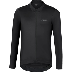 straede Фланелка с дълъг ръкав за колоездене straede Aerlig Longsleeve Cycling jersey - Black - размер XXL (056-3819-0117)