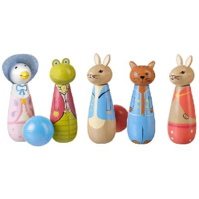 Детски дървен боулинг Orange Tree Toys Peter Rabbit (OTT03479)