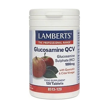 LAMBERTS ЛАМБРТС ГЛЮКОЗАМИН С ЯБЪЛКОВ ОЦЕТ QCV 120ТАБЛ / LAMBERTS GLUCOSAMINE QCV 120tabs