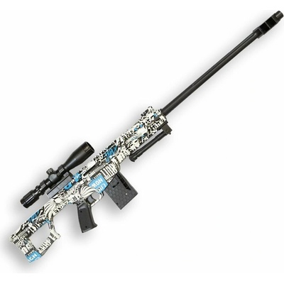 Sunny Blaster Barret odstřelovací puška na vodní gelové kuličky s příslušenstvím modrá barret-blue