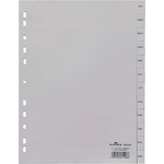 DURABLE Регистър durable пластмаса с печат a/4 януари-декември 12 част сив b 651410 (651410)