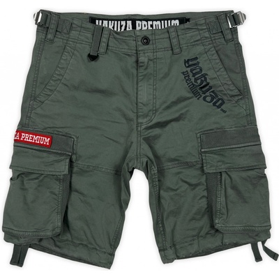 Yakuza kraťasy YPS 3655 cargo dark olive