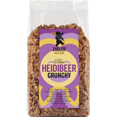 ZAGLER MÜSLIBÄR Био хрупкави мюсли - боровинки - 500 г