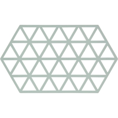 Zone Denmark Подложка за горещи съдове Triangles 24 см сивкавосиня (330314)