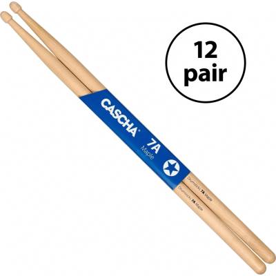 Cascha Drumsticks Pack 7A Maple