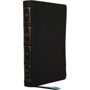 Nkjv, Large Print Thinline Reference Bible, Blue Letter, MacLaren Series, Leathersoft, Black, Comfort Print: Holy Bible, New King James Version (ISBN: 9780785297390)
