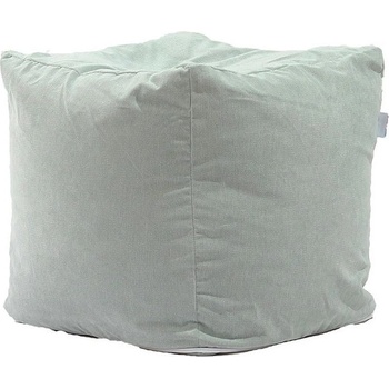 Image 1 of PUFRELAX Пуф, 130л. , Табуретка Куб XL - Light Mint, Перящ се калъф, Гама Premium, Пълнеж от Полистиролни перли (PUF-G-CXL-PT-LM)