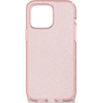 Spigen Гръб Spigen Liquid Crystal Glitter за iPhone 14 Pro - Розов с блясък (8809811864526)