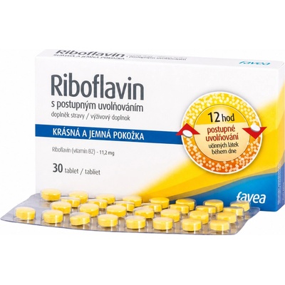 Favea Riboflavin 30 tabliet