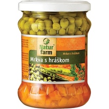 Natur Farm Mrkva s hráškom v slanom náleve 470 g