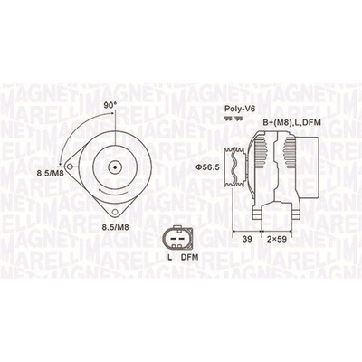 generátor MAGNETI MARELLI 063731911010