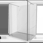 Mexen Kioto свободностояща параван стена 90 x 30 x 30 cm, прозрачна, gun metal - 800-090-030-222-95-00-030 (800-090-030-222-95-00-030)