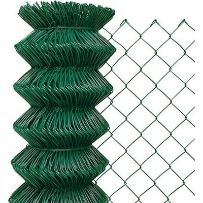 Čtyřhranné pletivo bez napínacího drátu - zelené Výška pletiva: 160cm