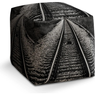 Sablio Taburet Cube Koleje: 40x40x40 cm