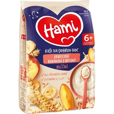 Hami Kaše na dobr.noc krup.ban.bros.mléčná 210 g