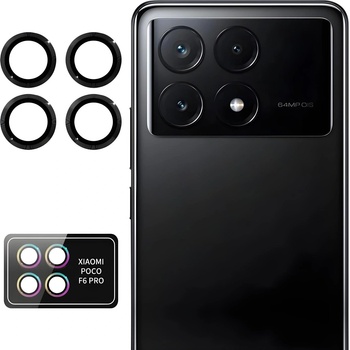 Techsuit защитно стъкло за камерата за Xiaomi Poco F6 Pro - Черен KP33181 (33181)