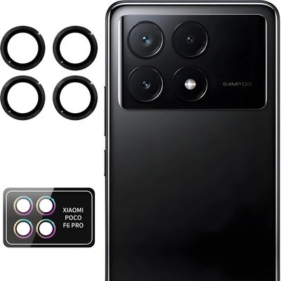 Techsuit защитно стъкло за камерата за Xiaomi Poco F6 Pro - Черен KP33181 (33181)