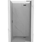 Mexen Mist-H L пантираща се душ врата дясна 100 см, прозрачна, четка сива (8A5L-100-000-66-00-P)
