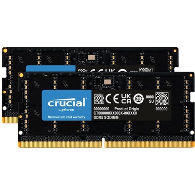 Crucial DDR5 64GB 5600Mhz CL46 (2x32GB) CT2K32G56C46S5