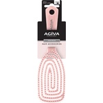 Agiva Professional Четка за коса с еластична основа и зъбци Gem Tips, розова