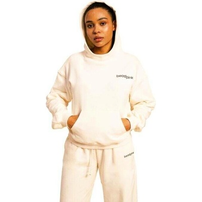 GymBeam BeastPink Women‘s Serenity Hoodie Ivory