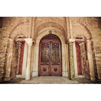 DIMEX ART s. r. o Флизелинов фототапет древна църковна врата 375 x 250 см