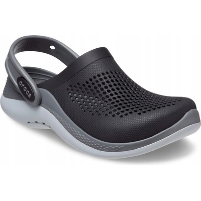 Crocs dětské žabky 207021 BLACK/SLATE GREY pantofle