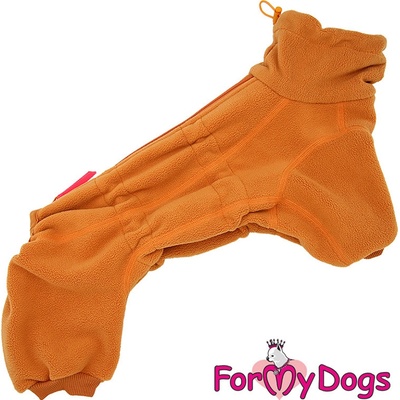 FOR MY DOGS Flísový overal BROWN FLEECE
