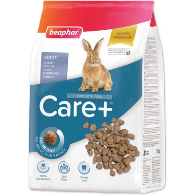 Beaphar Care+ Super Premium-Премиум храна за зайци 1.5 кг
