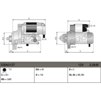 Startér DENSO DSN3137