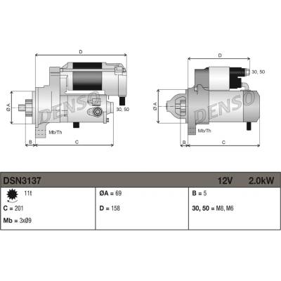 Startér DENSO DSN3137