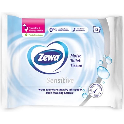 Zewa Zewa-sensitive неароматизирана влажна тоалетна хартия (ze34-89)