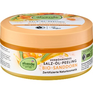 alverde NATURKOSMETIK Пилинг за тяло със сол и био масло от облепиха, 250 g (1691741)