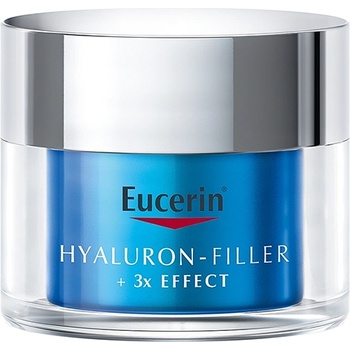 Eucerin Hyaluron-Filler + 3x Effect Moisture Booster Night нощен гел-крем за лице за жени 50 мл
