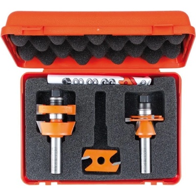 CMT Orange Tools CMT Sada fréz na dveře s rovnou výplní 3ks, S=12 HW