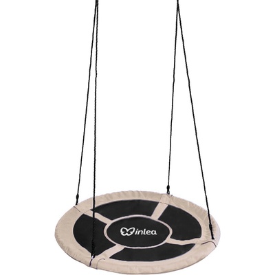 Inlea Závesný hojdací kruh 90 cm béžový